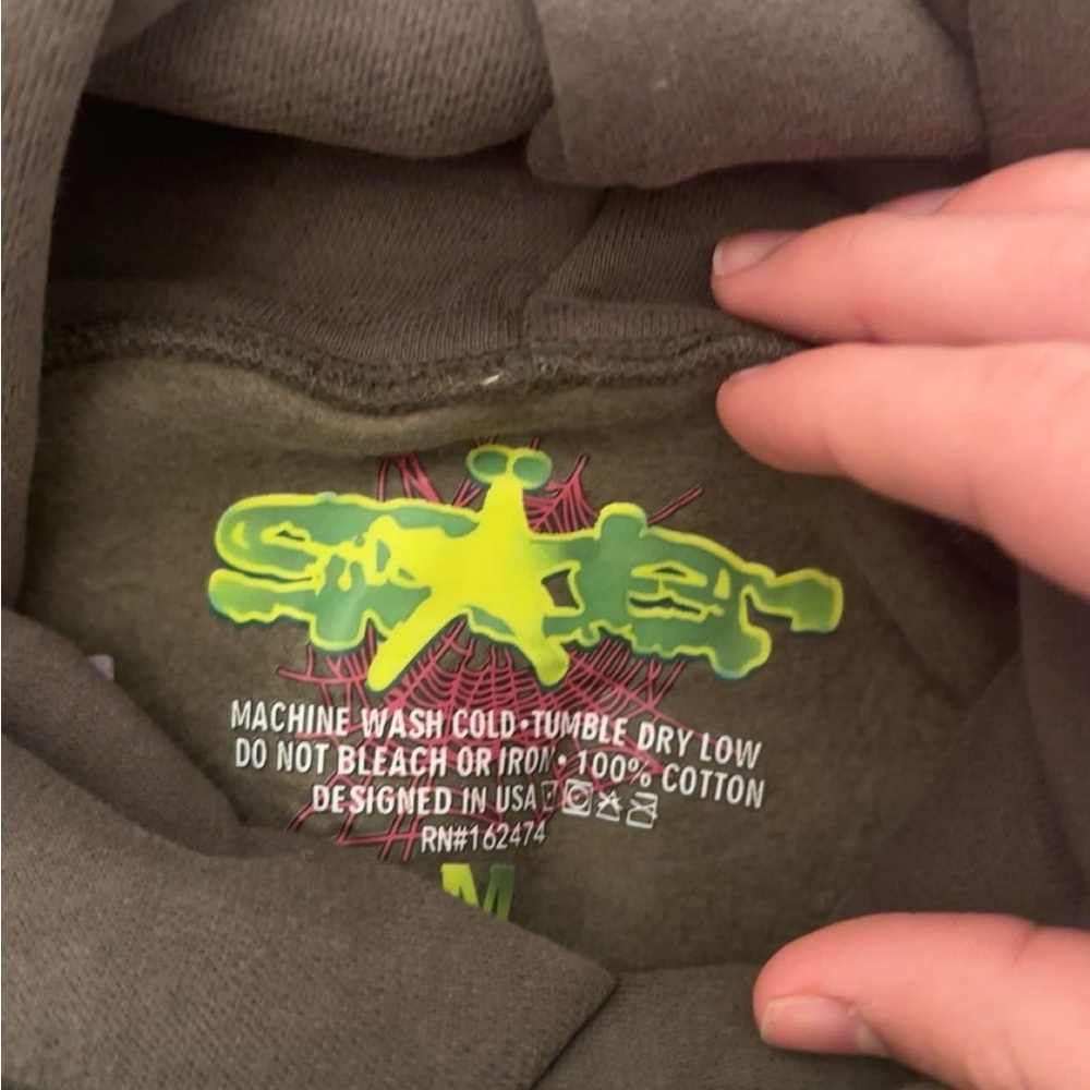 Green Spider Graphic Hoodie